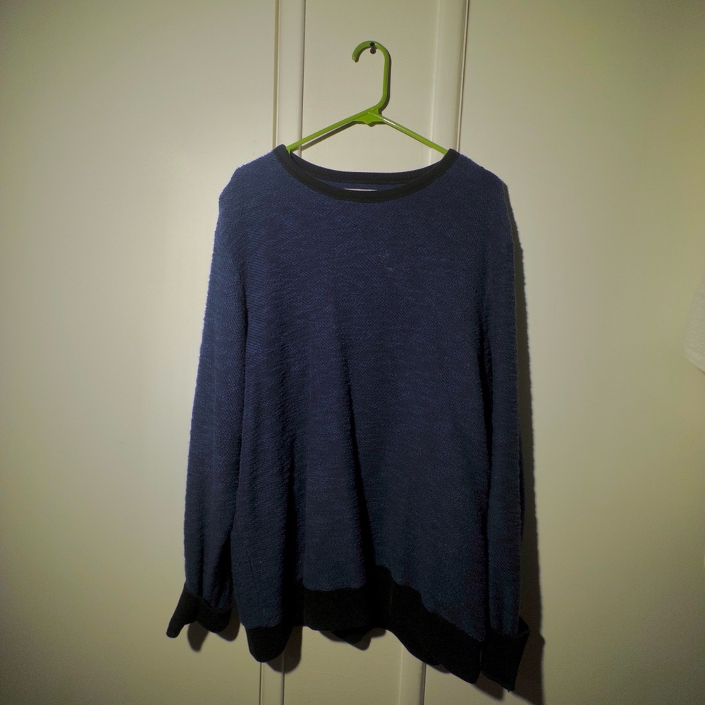Old Navy Men's Crewneck Sweater - Navy and Black